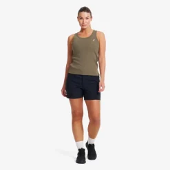 Birch Ribbed Tank Top Dame