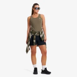 Birch Ribbed Tank Top Dame