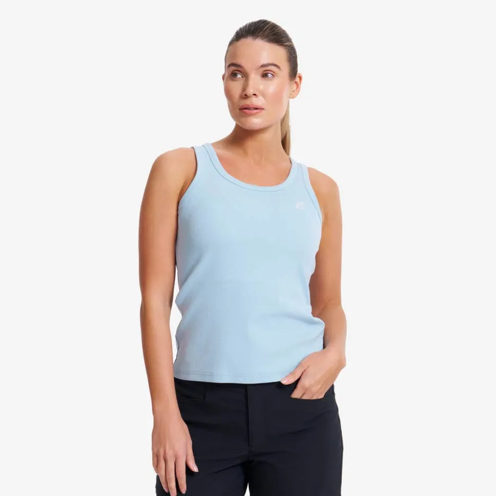 Birch Ribbed Tank Top Dame