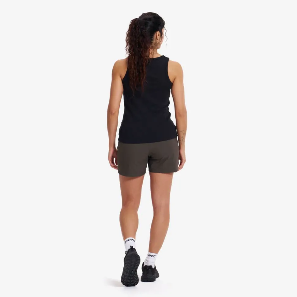 Birch Ribbed Tank Top Dame