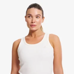 Birch Ribbed Tank Top Dame