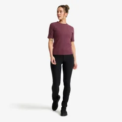 Birch Ribbed T-shirt Dame