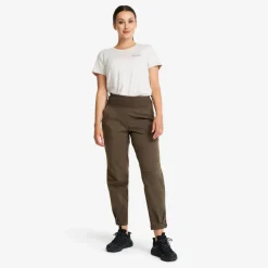 Breezy Curved Ankle Stretch Pants Dame