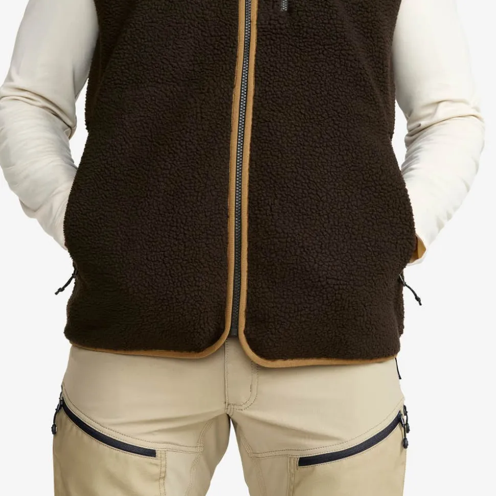 Canyon Full-zip Pile Fleece Vest Herre