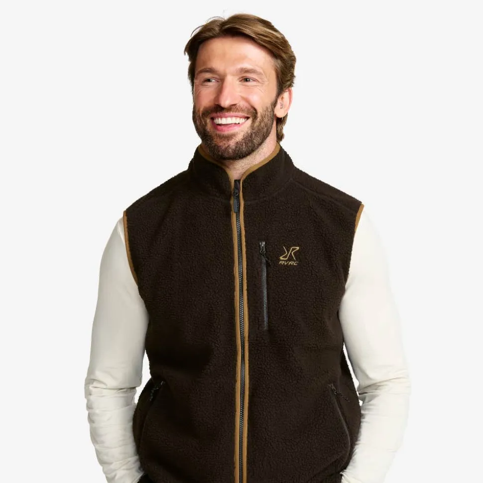 Canyon Full-zip Pile Fleece Vest Herre
