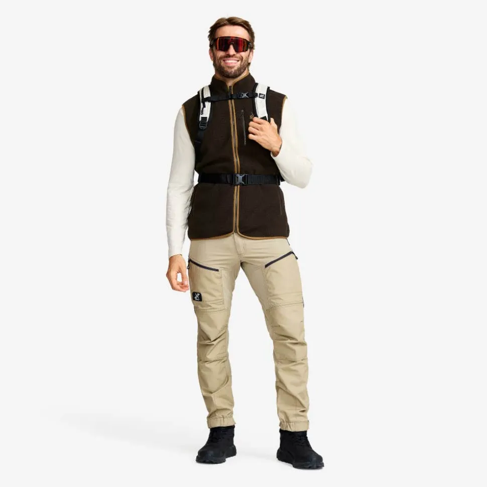 Canyon Full-zip Pile Fleece Vest Herre