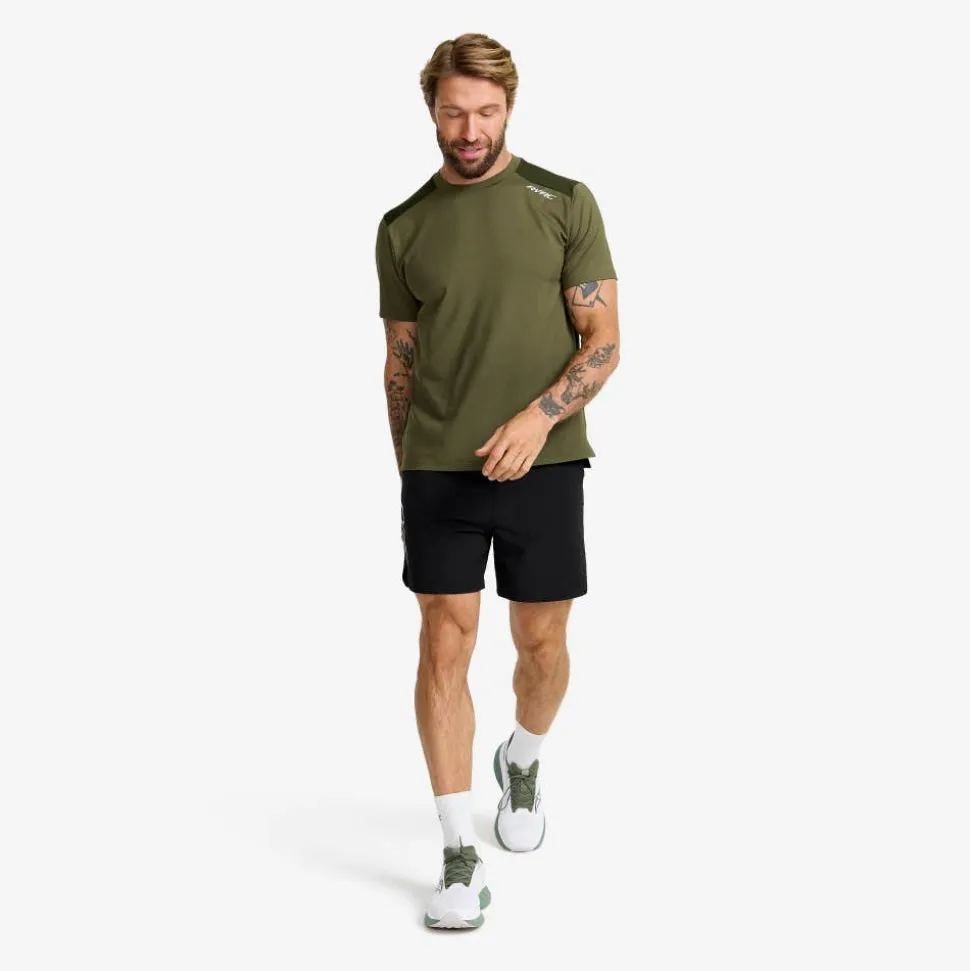 Direction Active Contrast T-shirt Herre