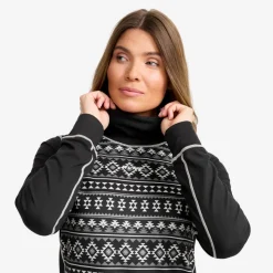 Downhill Base Layer Turtleneck Top Dame
