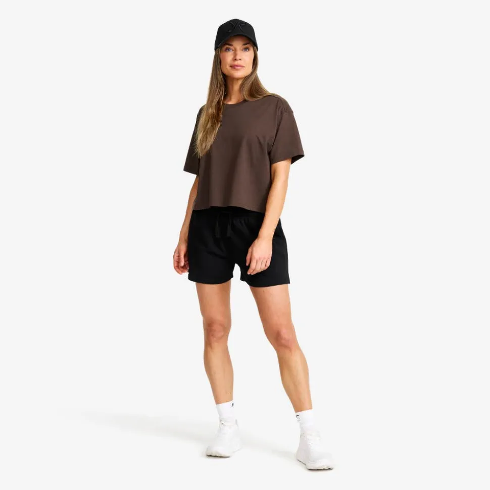Easy Cropped T-shirt Dame