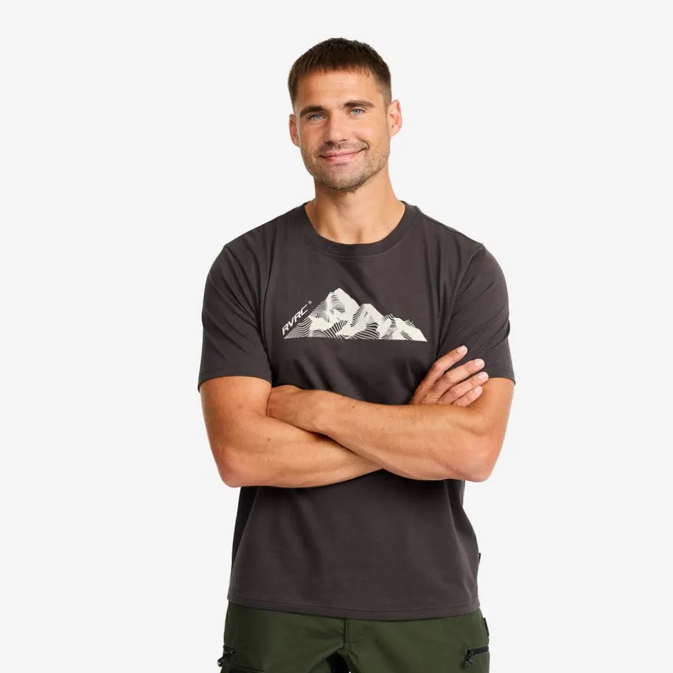 Easy Graphic Mount Lines T-shirt Herre