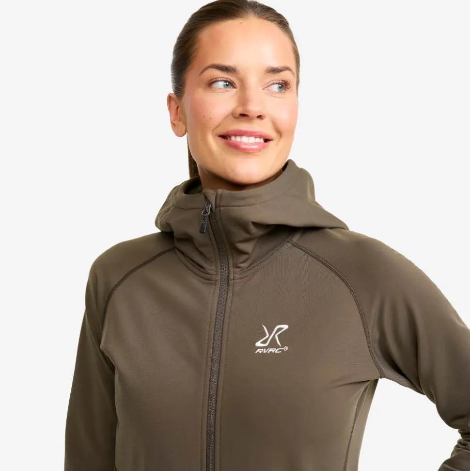Evolution Light Stretch Fleece Hoodie Dame