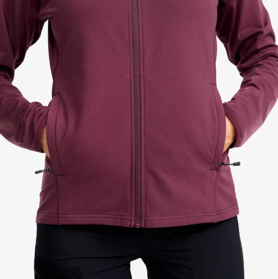 Evolution Light Stretch Fleece Hoodie Dame