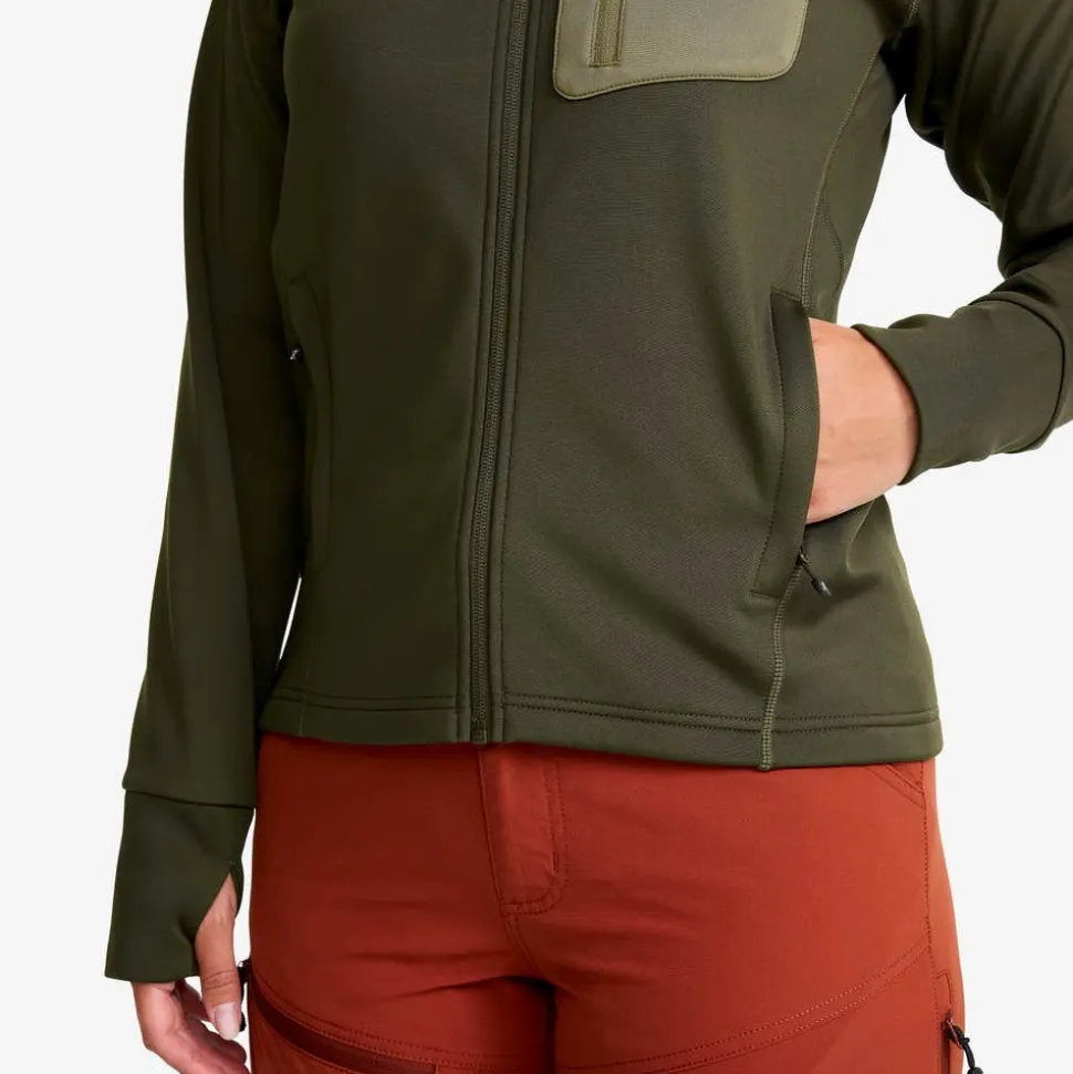 Evolution Stretch Fleece Hoodie Dame