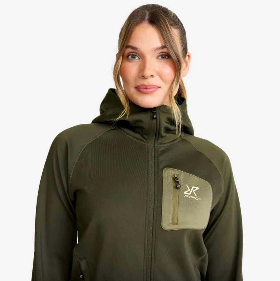 Evolution Stretch Fleece Hoodie Dame