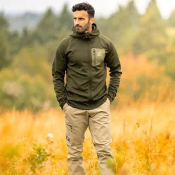 Evolution Stretch Fleece Hoodie Herre