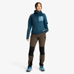 Evolution Stretch Fleece Hoodie Dame