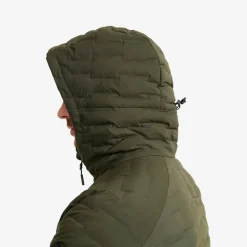 Flex Stretch Hooded Down Jacket Herre