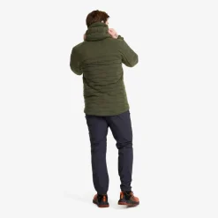 Flex Stretch Hooded Down Jacket Herre