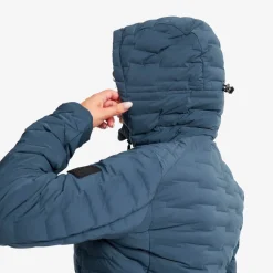 Flex Stretch Hooded Down Jacket Dame