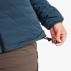 Flex Stretch Hooded Down Jacket Dame