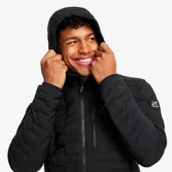 Flex Stretch Hooded Down Jacket Herre