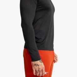 Focus Half-zip Seamless Top Herre