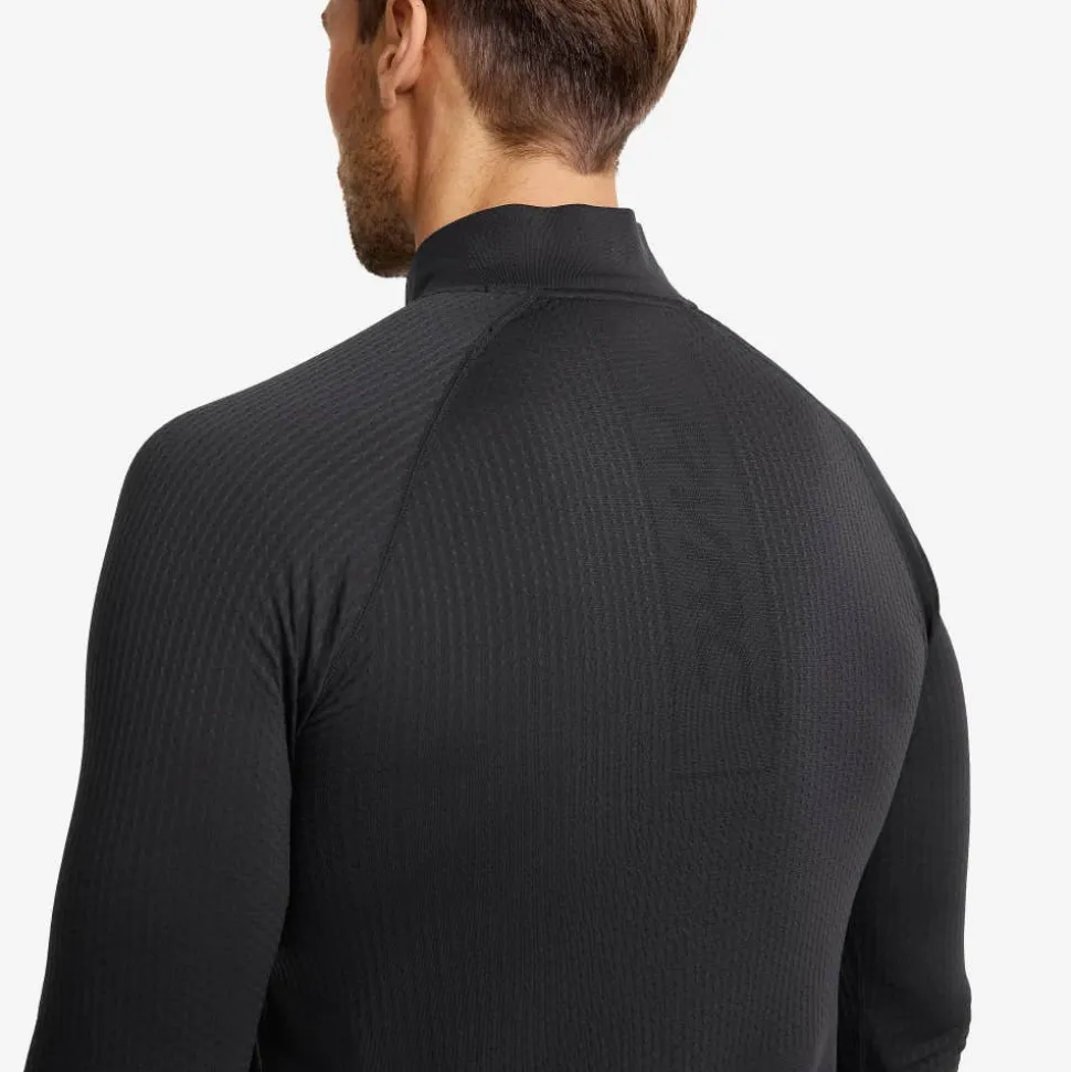 Focus Half-zip Seamless Top Herre