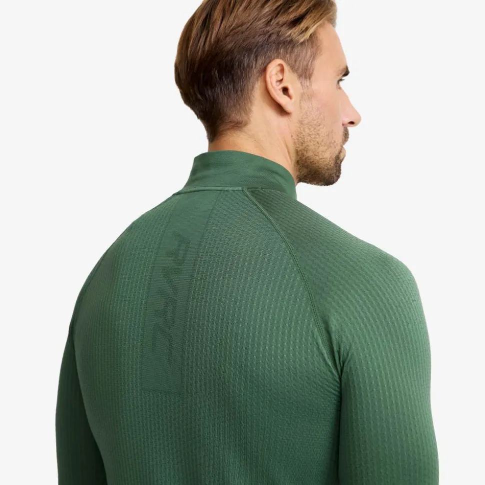 Focus Half-zip Seamless Top Herre