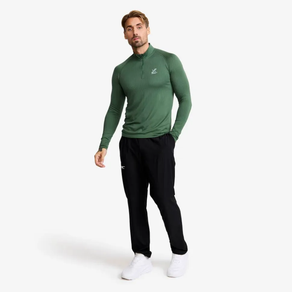 Focus Half-zip Seamless Top Herre