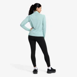 Focus Half-zip Seamless Top Dame