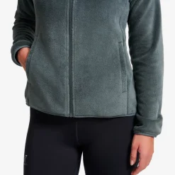 Fog Fluffy Hooded Fleece Dame