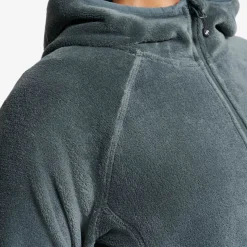 Fog Fluffy Hooded Fleece Dame