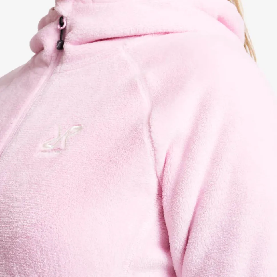 Fog Fluffy Hooded Fleece Dame