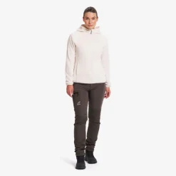 Fog Fluffy Hooded Fleece Dame