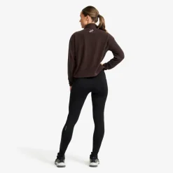 Hiker Cropped Half-zip Fleece Dame