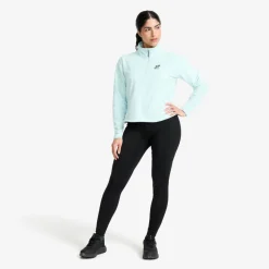 Hiker Cropped Half-zip Fleece Dame