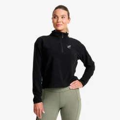 Hiker Cropped Half-zip Fleece Dame