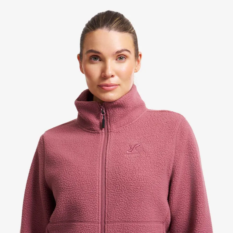 Moss Pile Fleece Jacket Dame