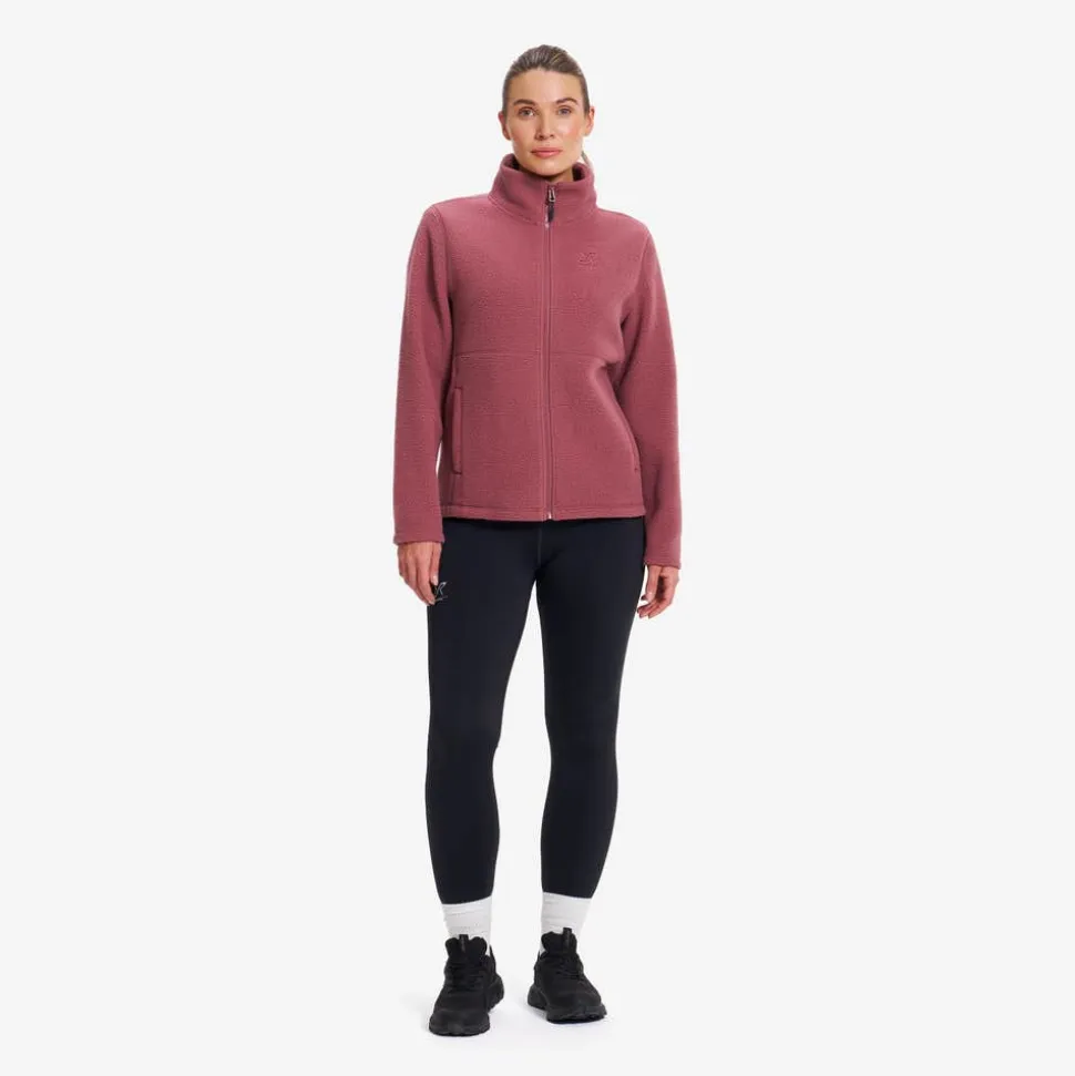 Moss Pile Fleece Jacket Dame
