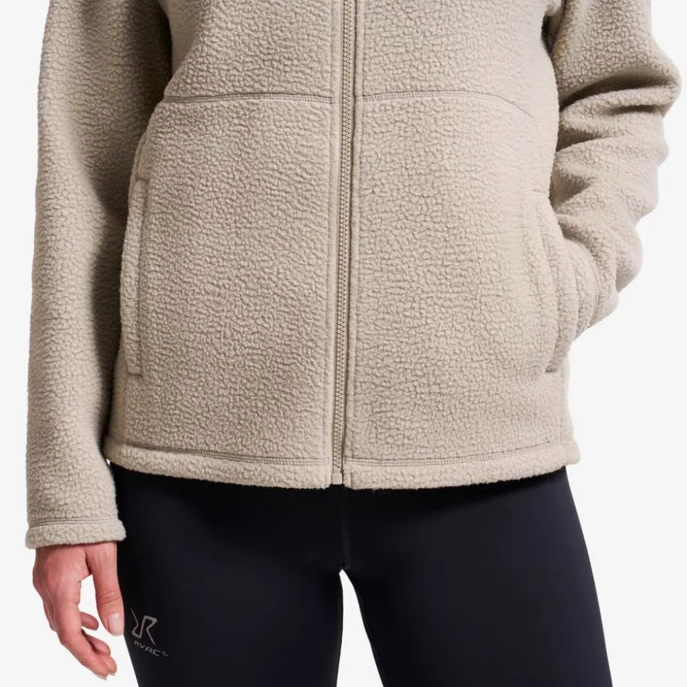 Moss Pile Fleece Jacket Dame