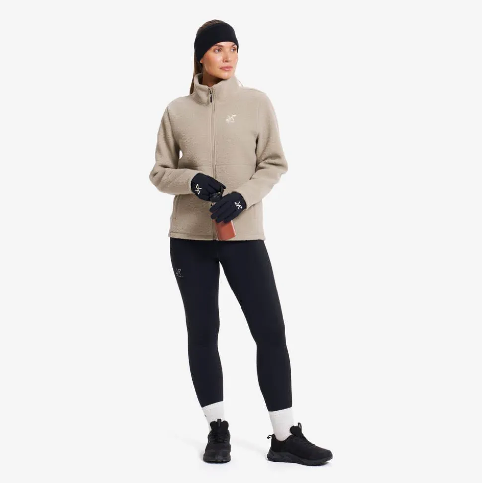 Moss Pile Fleece Jacket Dame