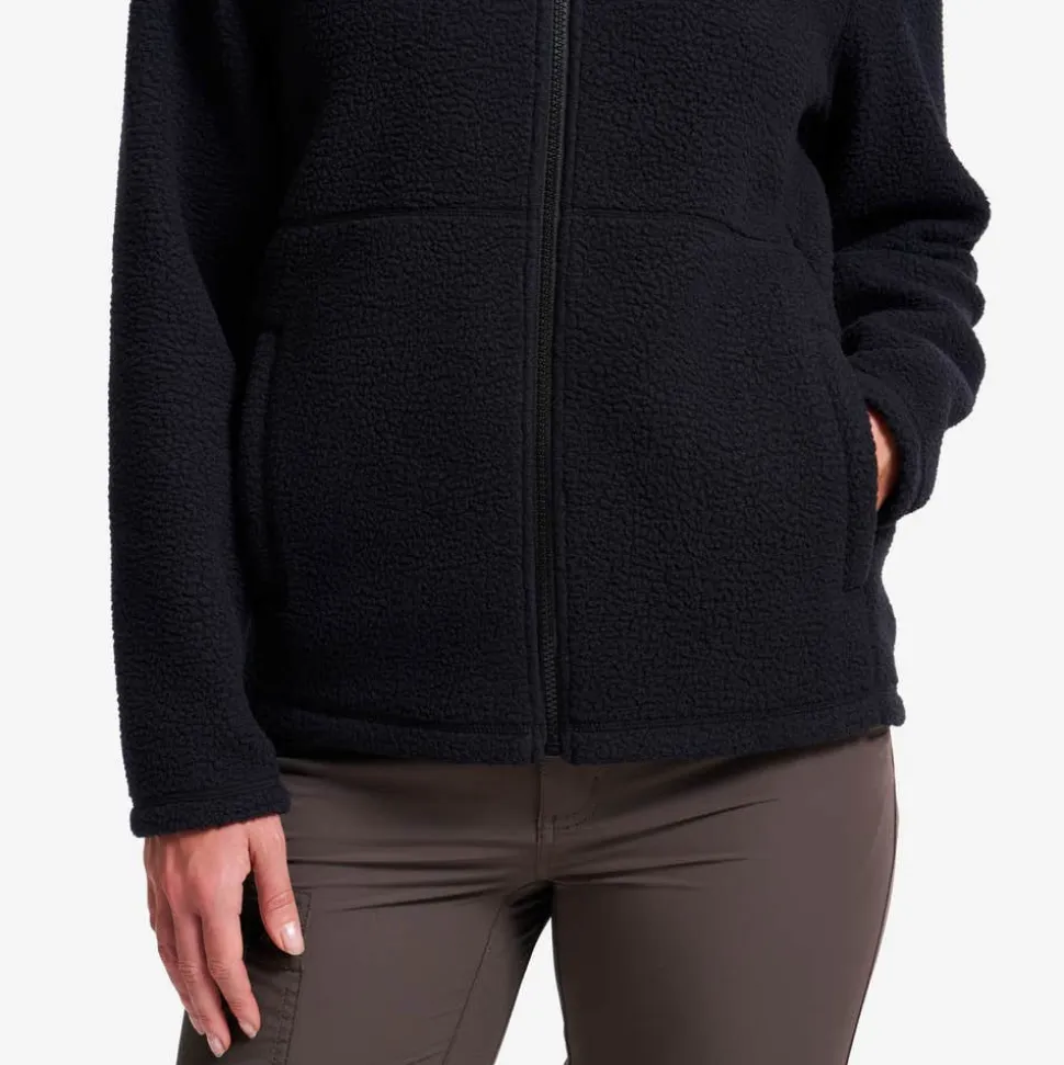 Moss Pile Fleece Jacket Dame