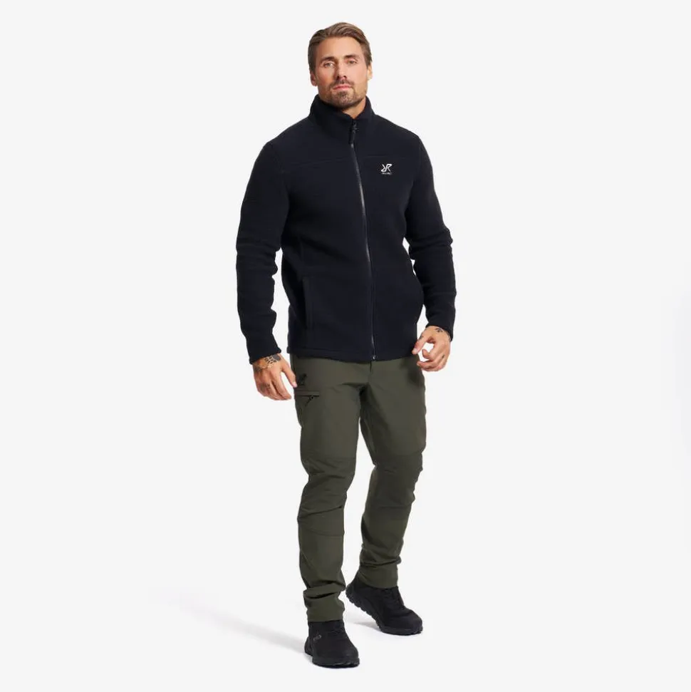 Moss Pile Fleece Jacket Herre