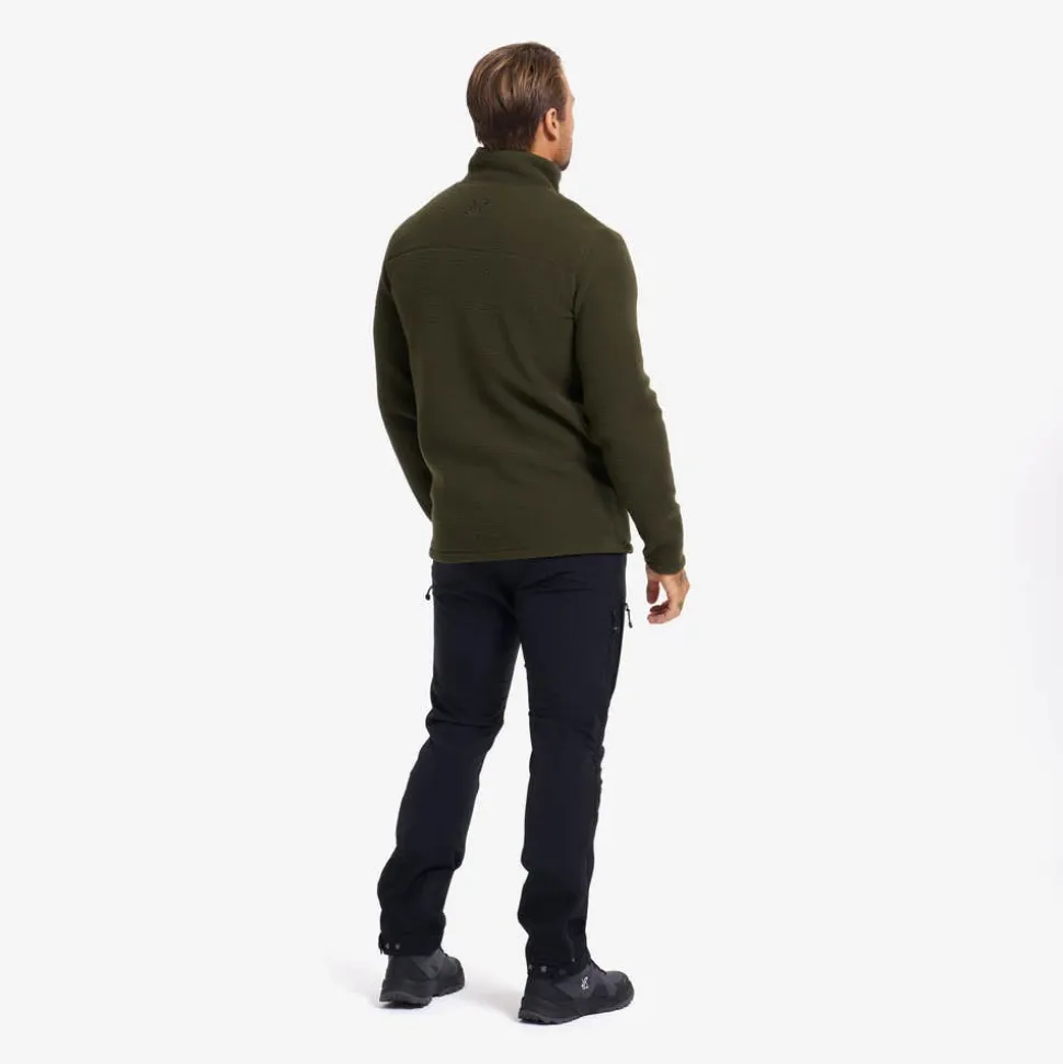 Moss Pile Fleece Jacket Herre