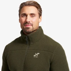 Moss Pile Fleece Jacket Herre