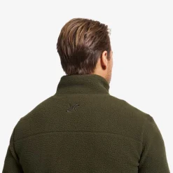 Moss Pile Fleece Jacket Herre