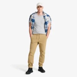 Oak Twill Stretch Joggers Herre