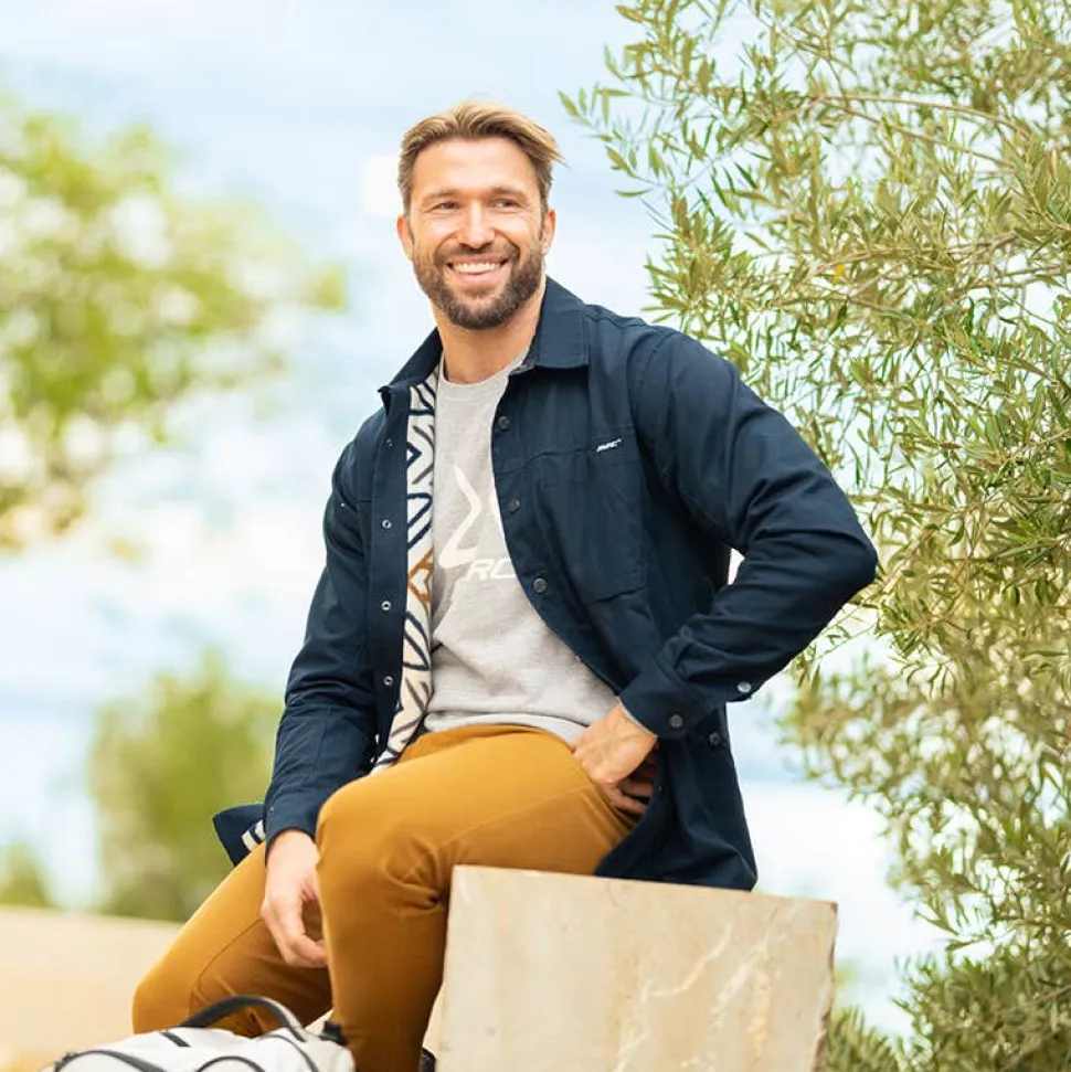 Outback Fleece Lined Overshirt Herre