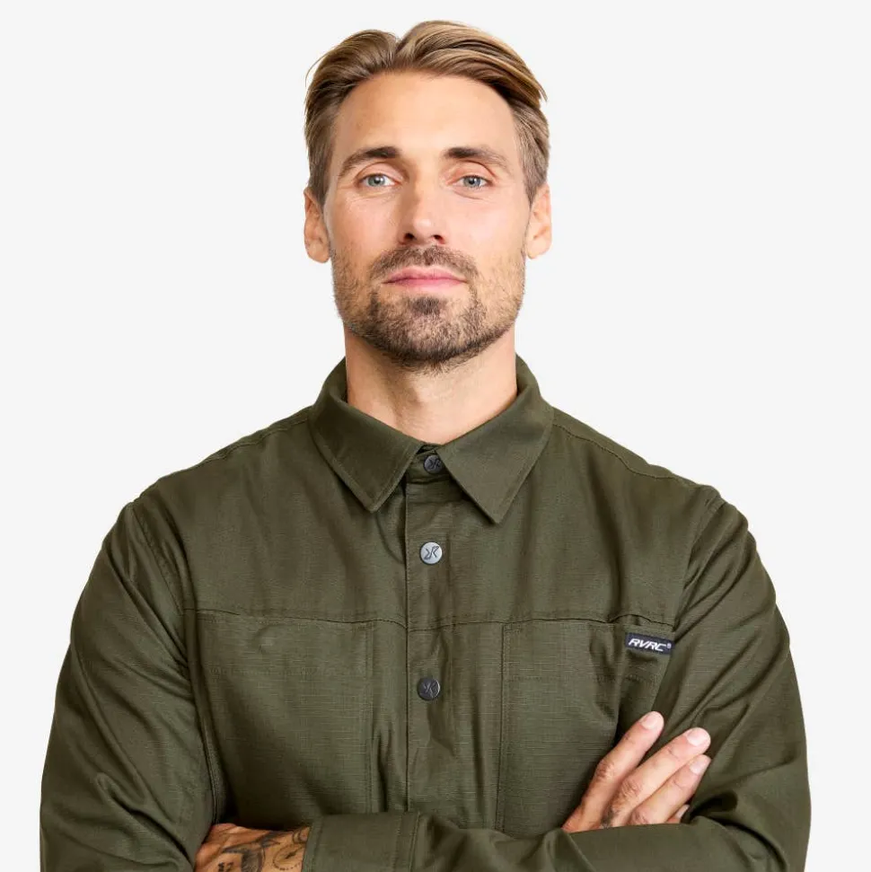 Outback Fleece Lined Overshirt Herre