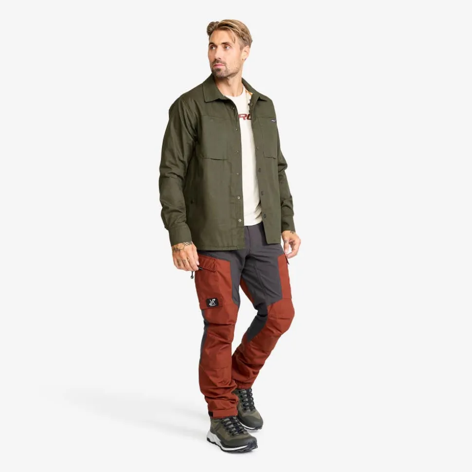 Outback Fleece Lined Overshirt Herre